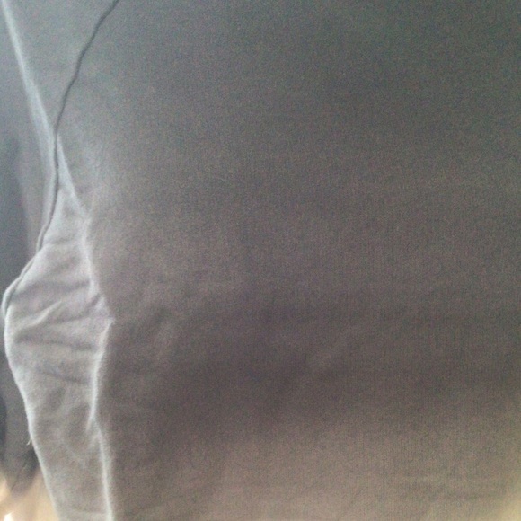 ❌DONATED❌Black French Terry Ombré Dip Dyed Raglan Sleeve Top - Picture 8 of 10